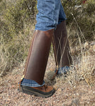 Leather Snake Gaiters